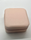 Vegan Leather Travel Jewelry case