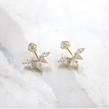 Jacket Cubic Zirconia Diamond Earrings