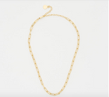 Gold Link Choker Necklace